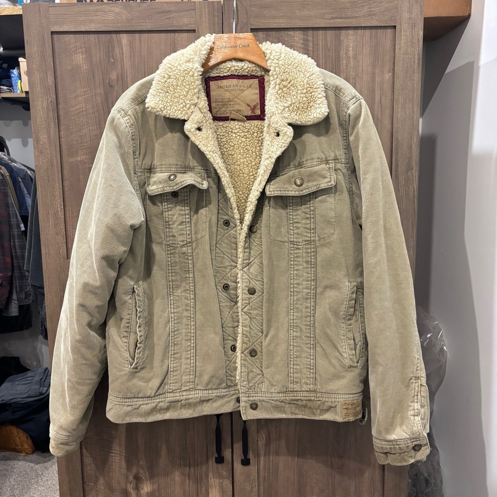 Vintage AE men's Sherpa-Lined Jacket